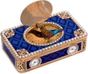 Travail Suisse Montre à oiseau chanteur M00012