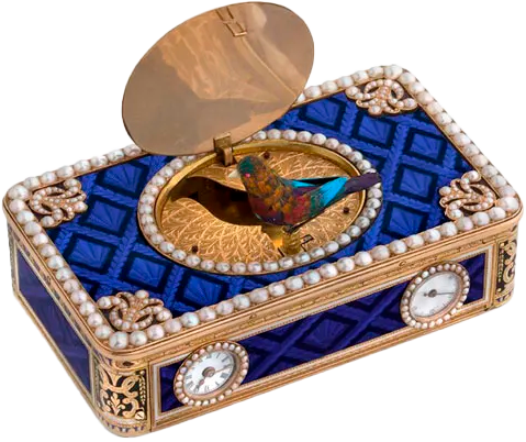 Travail Suisse Montre à oiseau chanteur M00012